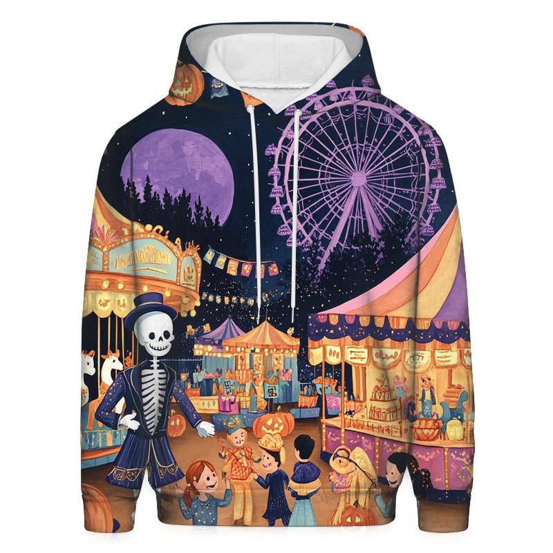 Moonlit Carnival Of Spooky Wonders graphic hoodies