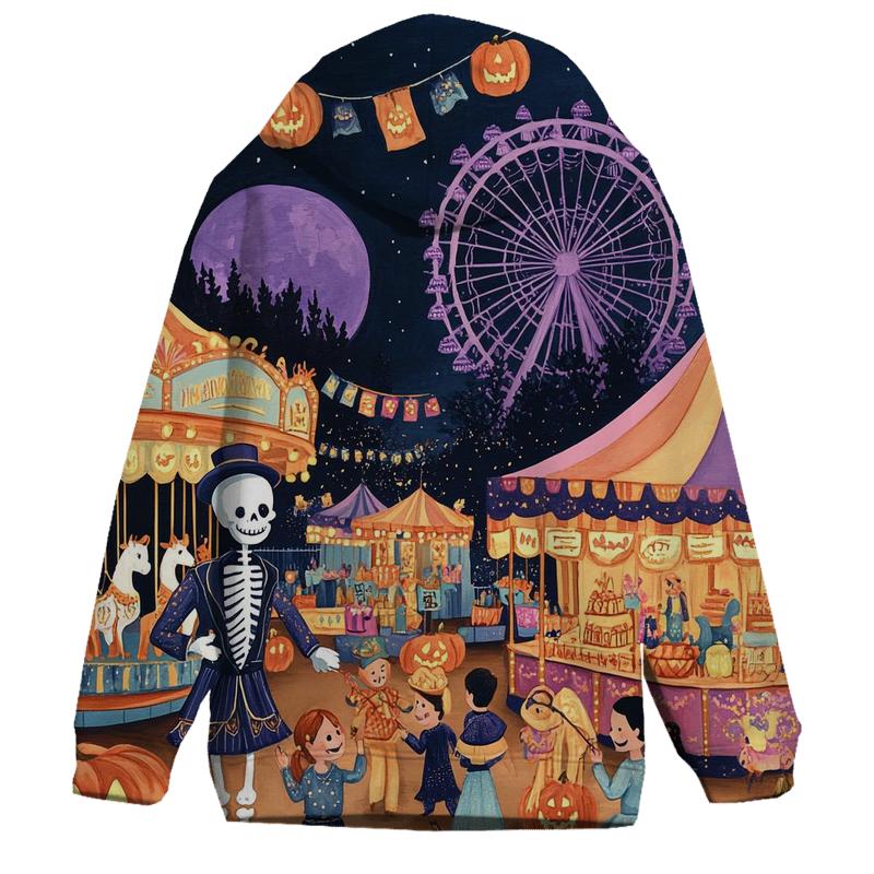 Moonlit Carnival Of Spooky Wonders graphic hoodies