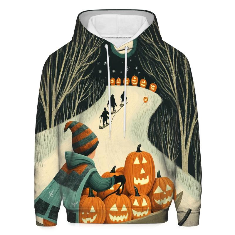 Lantern Sled Of The Haunted Hills hoodie designs