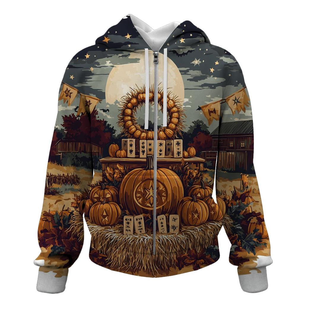 Harvest Oracle Pumpkin Seer heavyweight hoodies