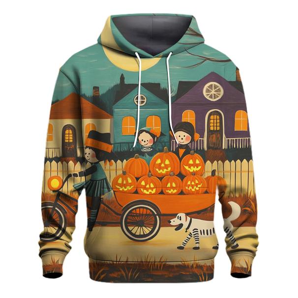 Pumpkin Patrol Haunted Neighborhood zip-up hoodies