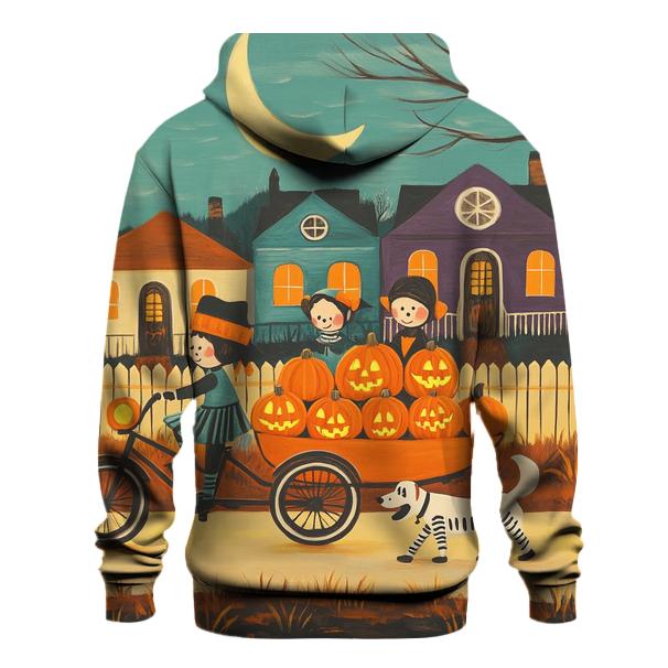 Pumpkin Patrol Haunted Neighborhood zip-up hoodies