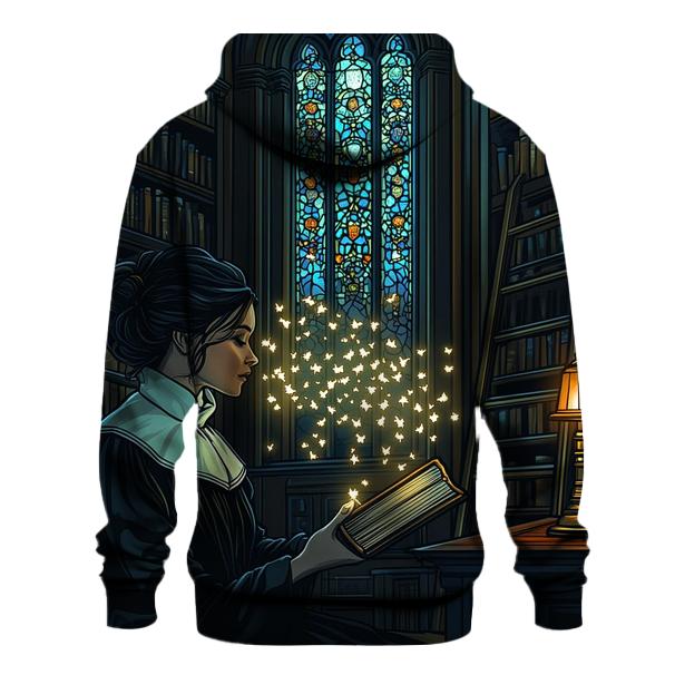 Ghostly Librarian Halloween Tale hoodie designs