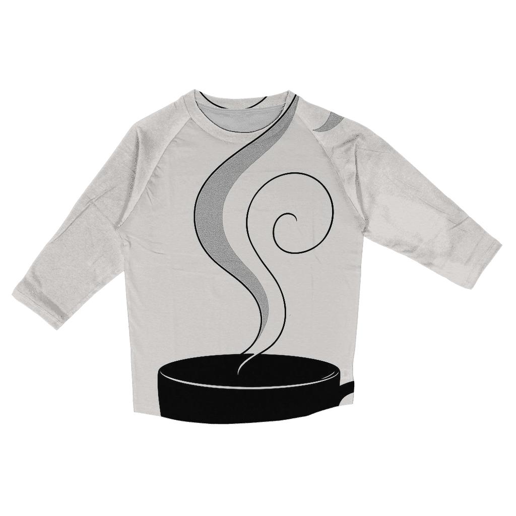 Steam Spiral casual three quarter sleeve shirts