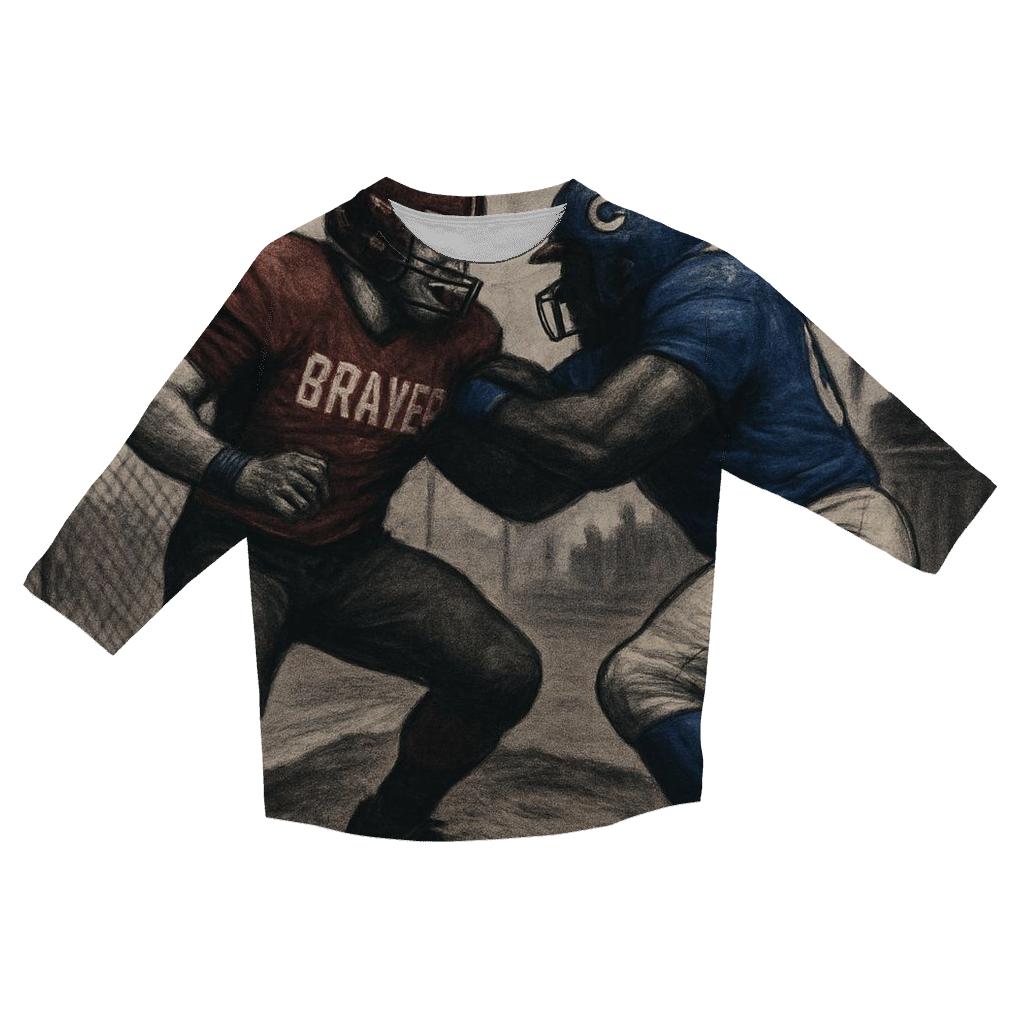 Bullpen Linebacker Standoff custom 3/4 sleeve shirts