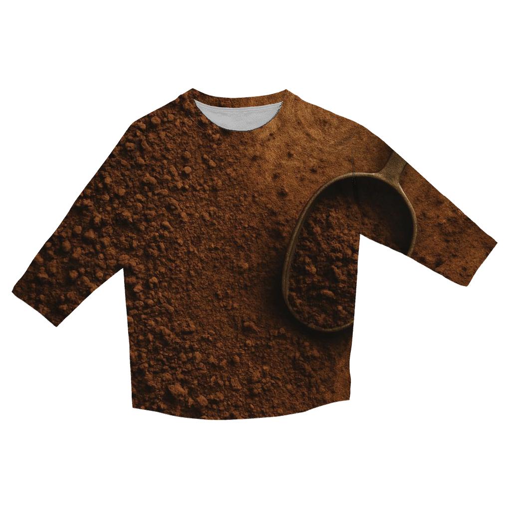 Grind Texture personalized 3/4 sleeve tees