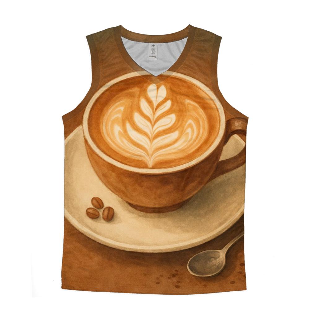 Latte Bloom personalized athletic tanks
