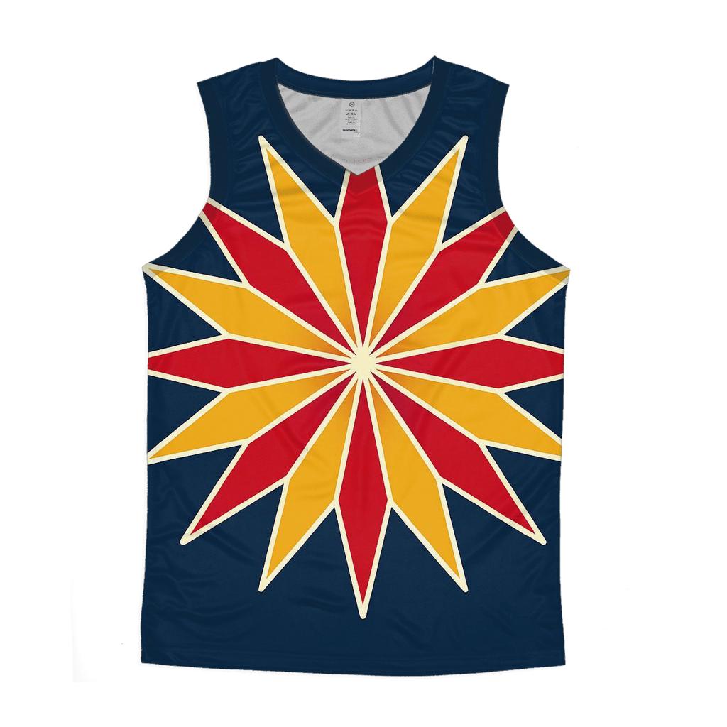 Starburst Ornament Radiance cotton sleeveless tops
