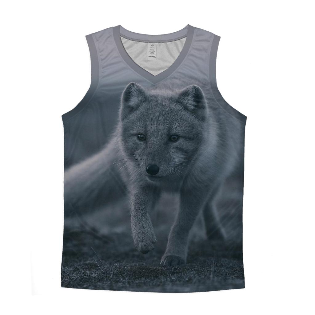 Tundra Loom Arctic Fox Hunt trendy fitted tank tops