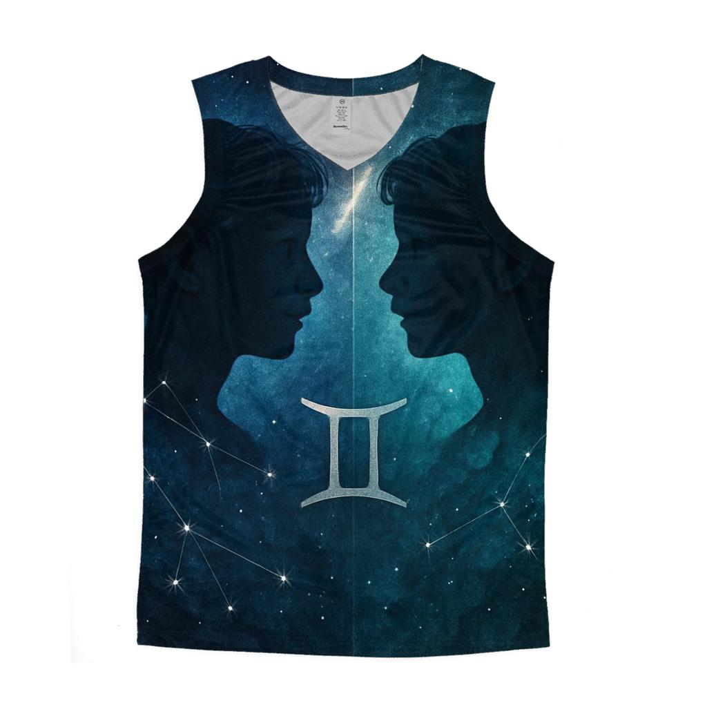 Gemini Twin Nebula Portrait casual summer tank tops