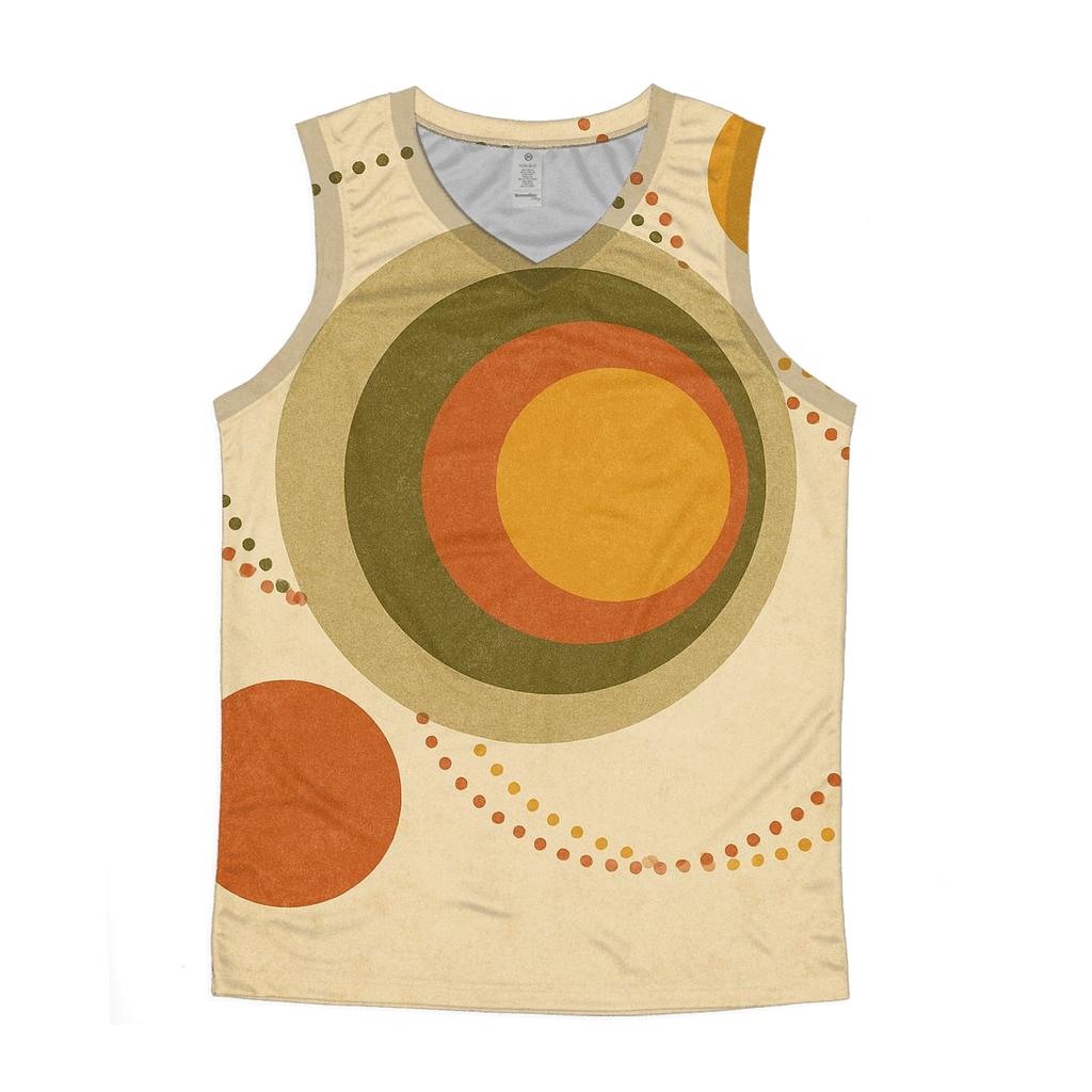 Harvest Moon Circles casual summer tank tops