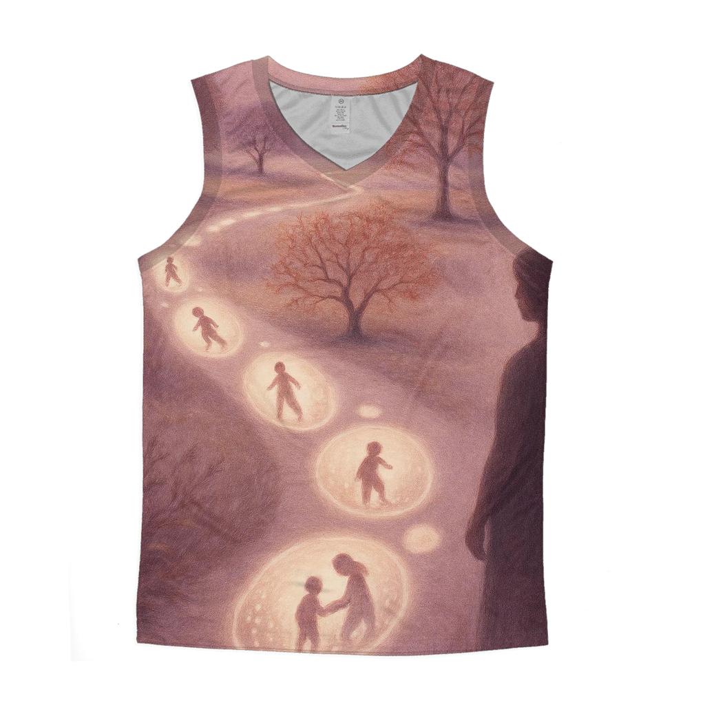 Footprints In The Heart personalized athletic tanks