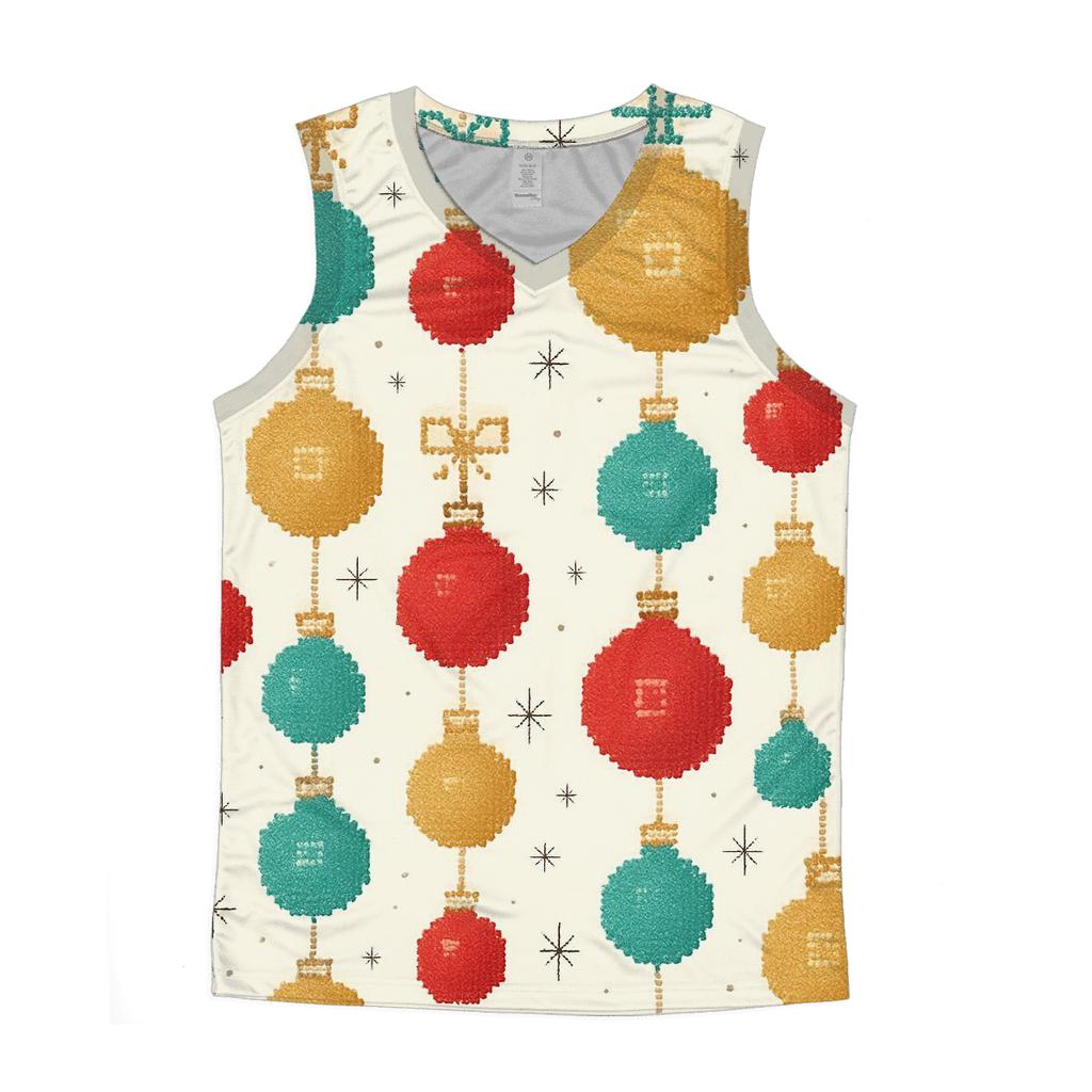 Ornament Ribbon Tapestry Design sports performance tank tops