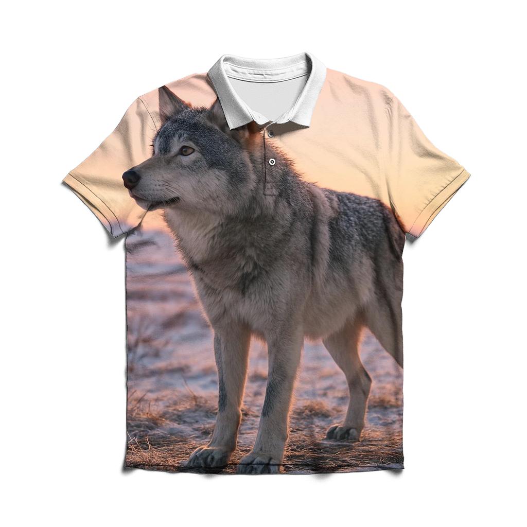 Tundra Alpha At Dawn premium cotton polo shirts