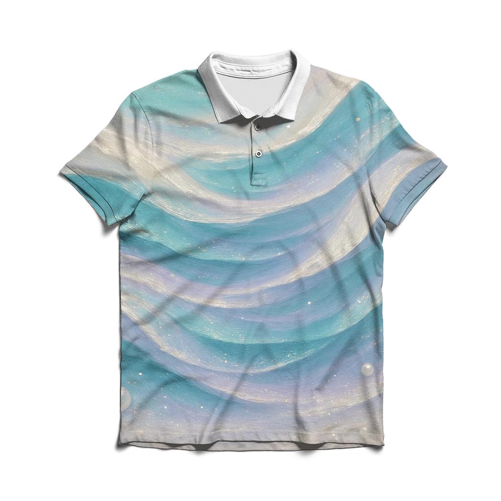 Opal Tidal Wave personalized polo shirts
