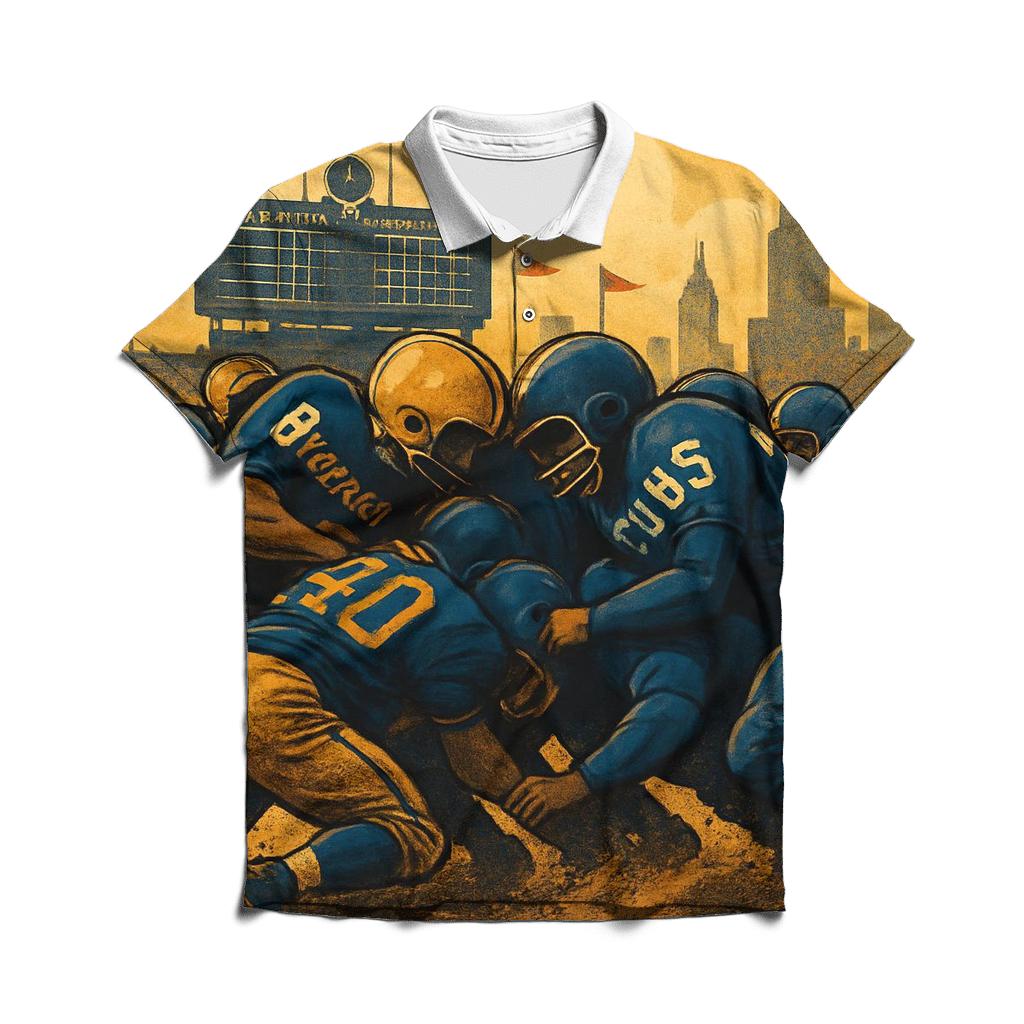 Seventh Inning Charge branded logo polo shirts