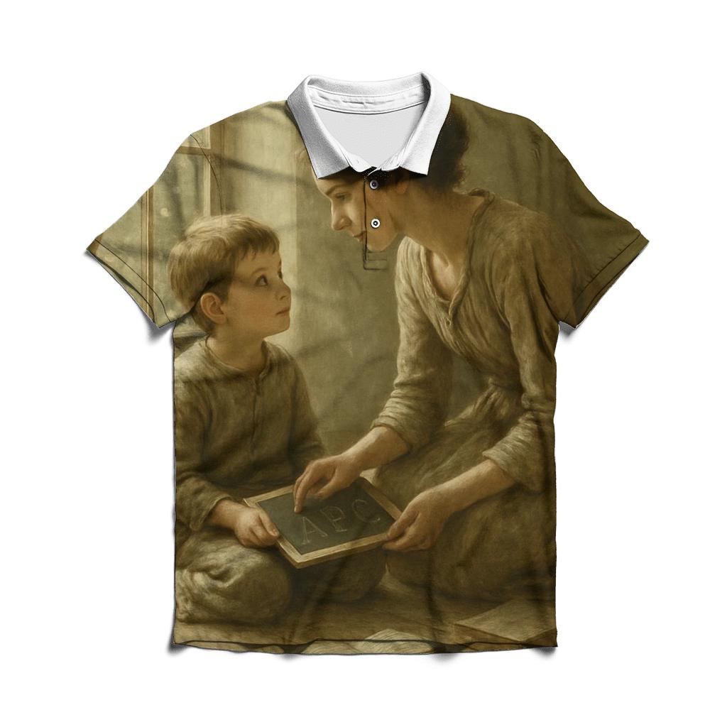 The First Teacher designer slim fit polos