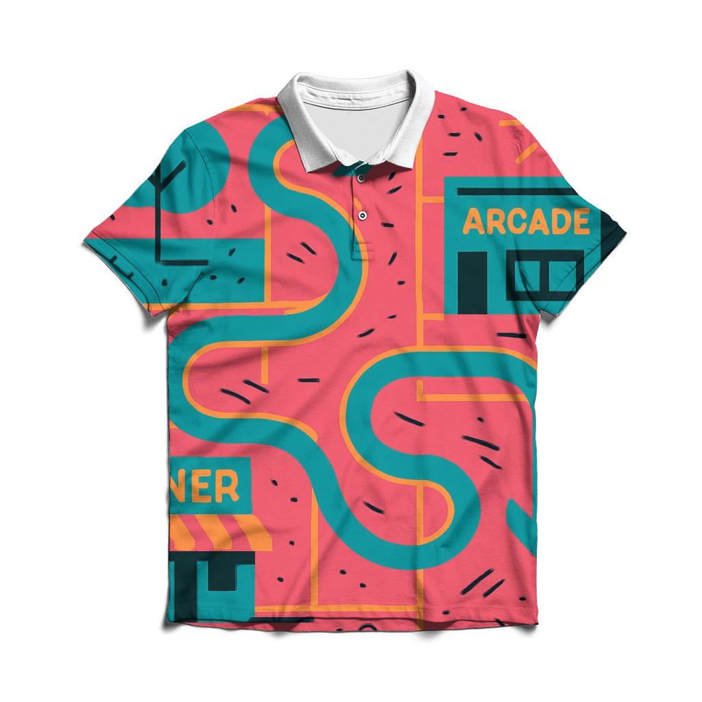 Turbo Skate Route designer slim fit polos