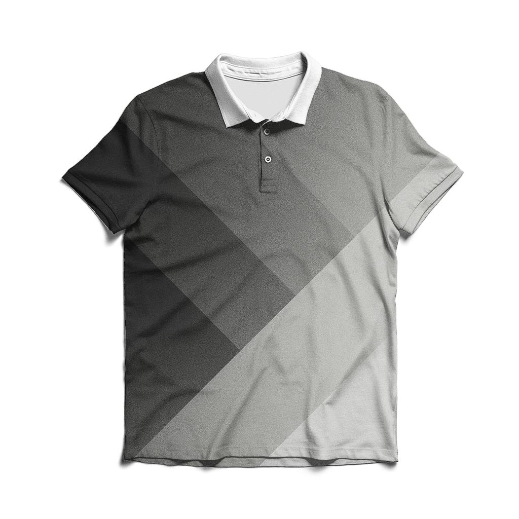 Mono Graph Fade stylish collar polo tees