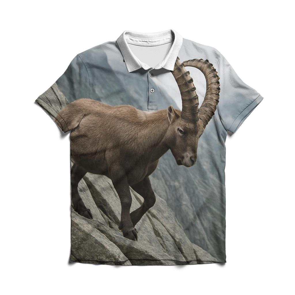 Alpine Ibex Traverse custom polo shirts