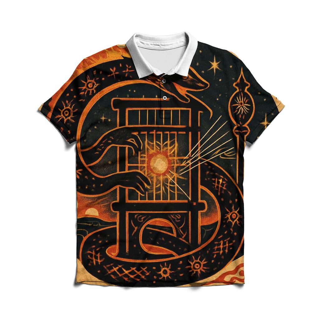 Solar Loom Ouroboros personalized polo shirts