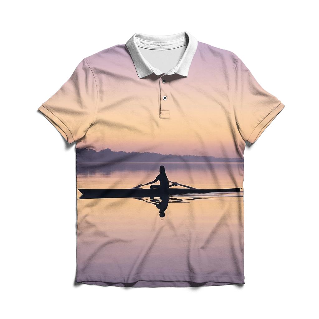 Rowing Dawn Reflection designer slim fit polos
