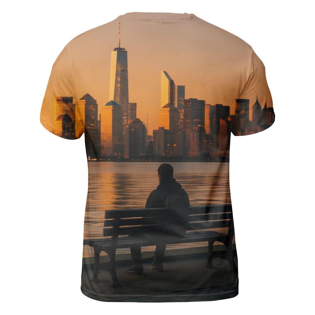 Hudson Sunset Reflection designer pattern shirts