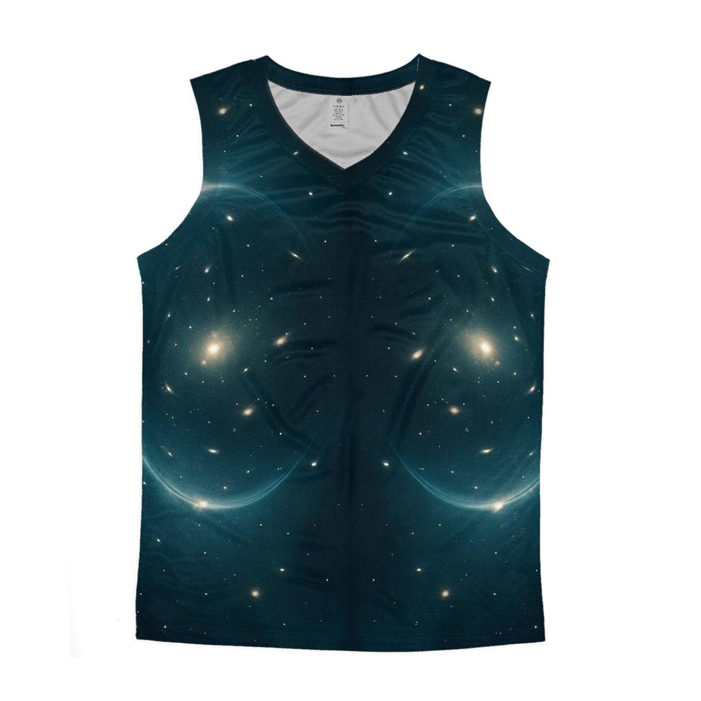 Gravitational Lens Arc Field stylish racerback tanks