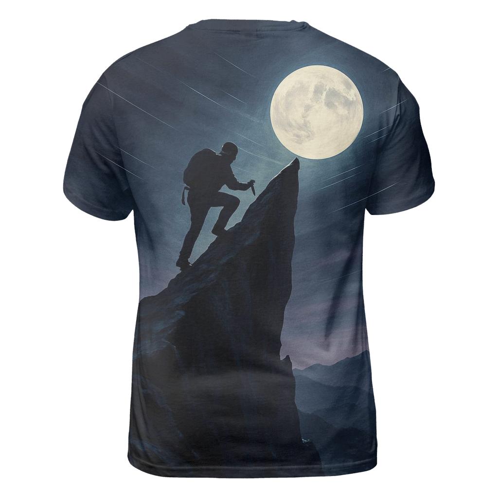 Night Climb Silhouette personalized full print shirts