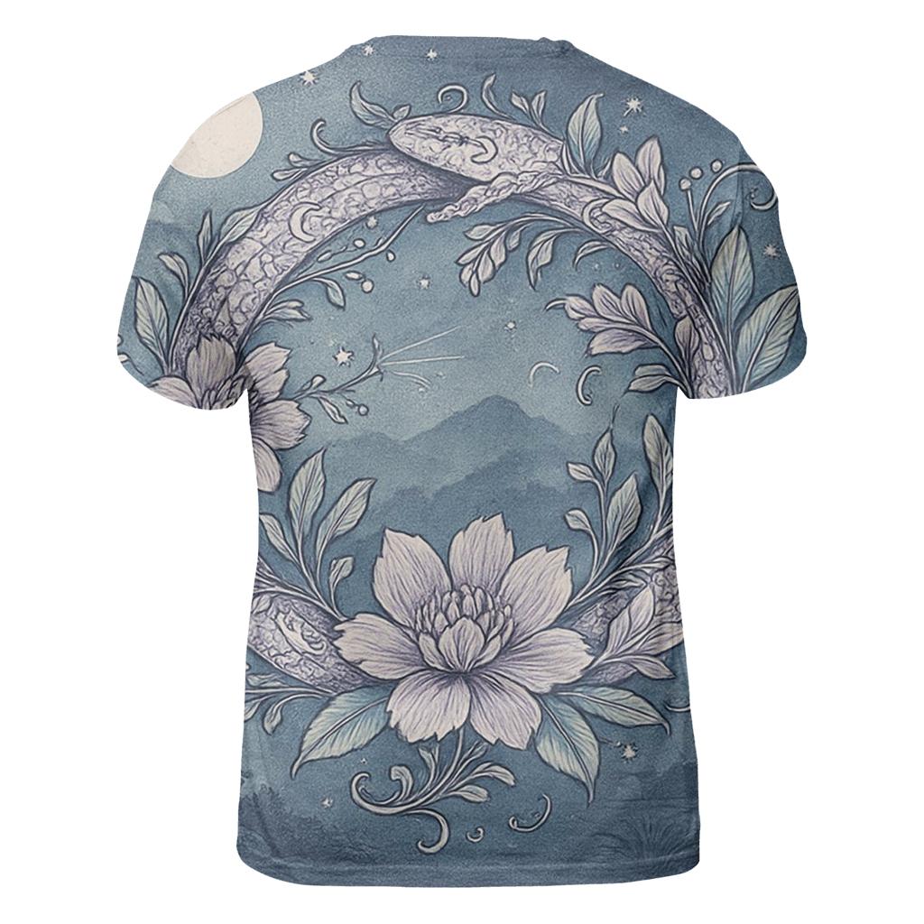 Lunar Garden Ouroboros personalized full print shirts