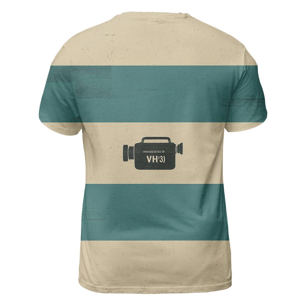 VHS Static Stripes personalized full print shirts