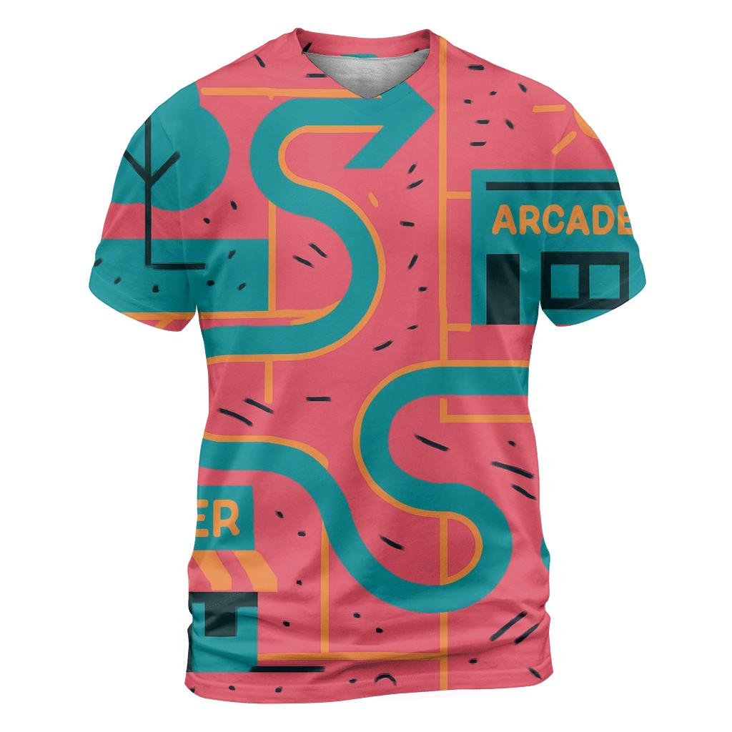 Turbo Skate Route trendy printed shirt styles