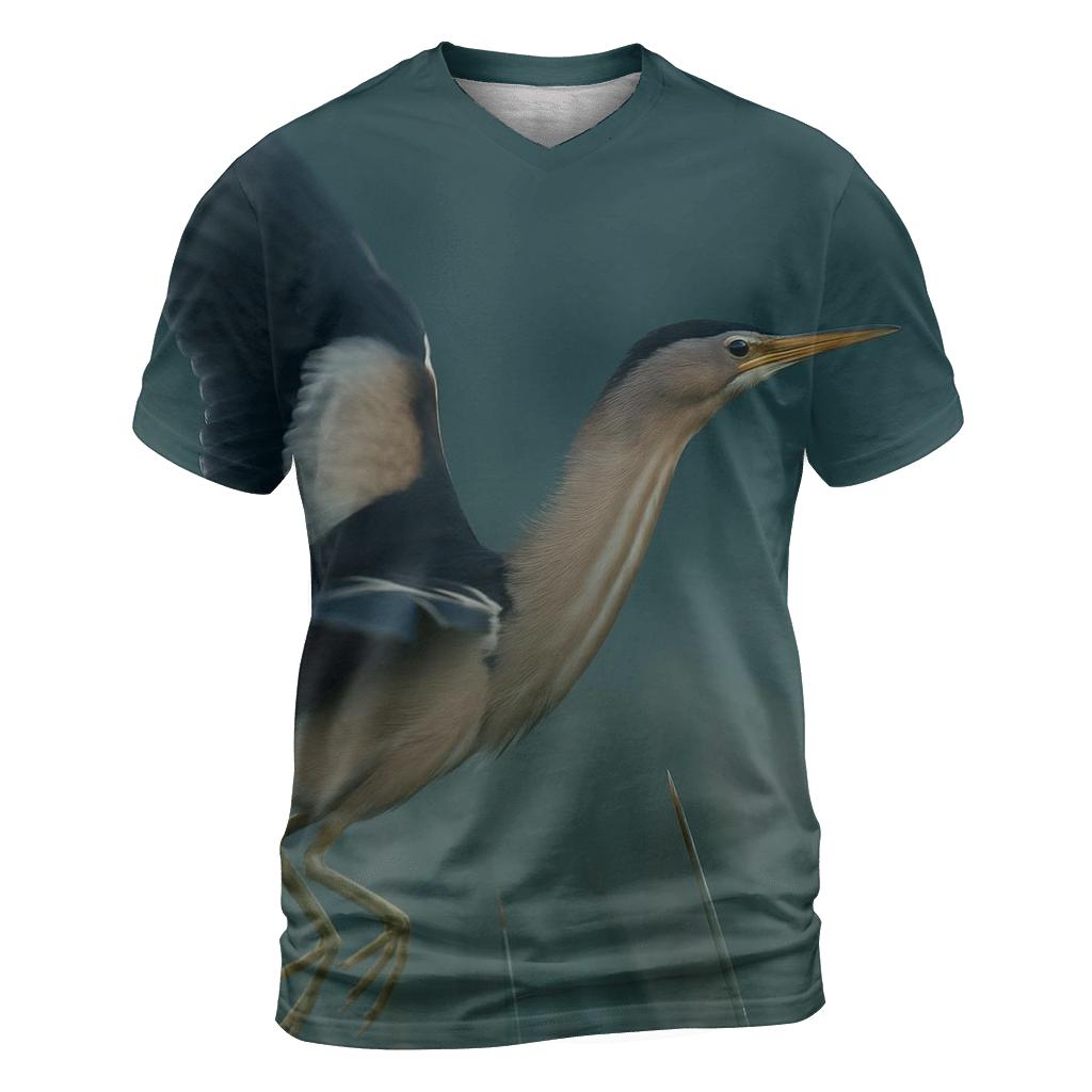 Marshlight Bittern Rise unique graphic print tees