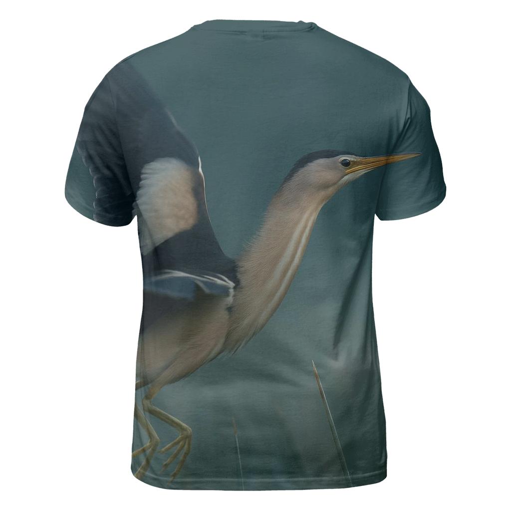 Marshlight Bittern Rise unique graphic print tees