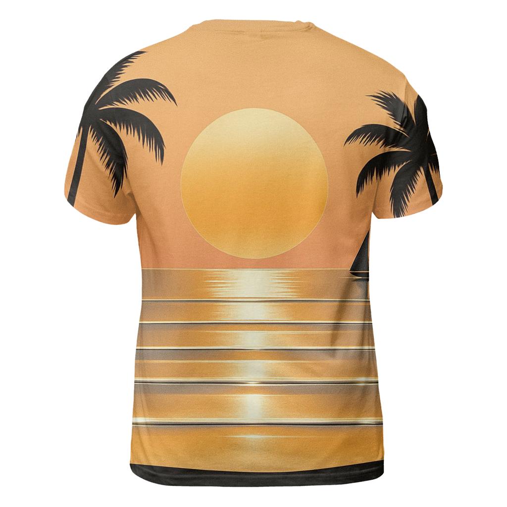 Chrome Mirage Sunset custom all-over print shirts