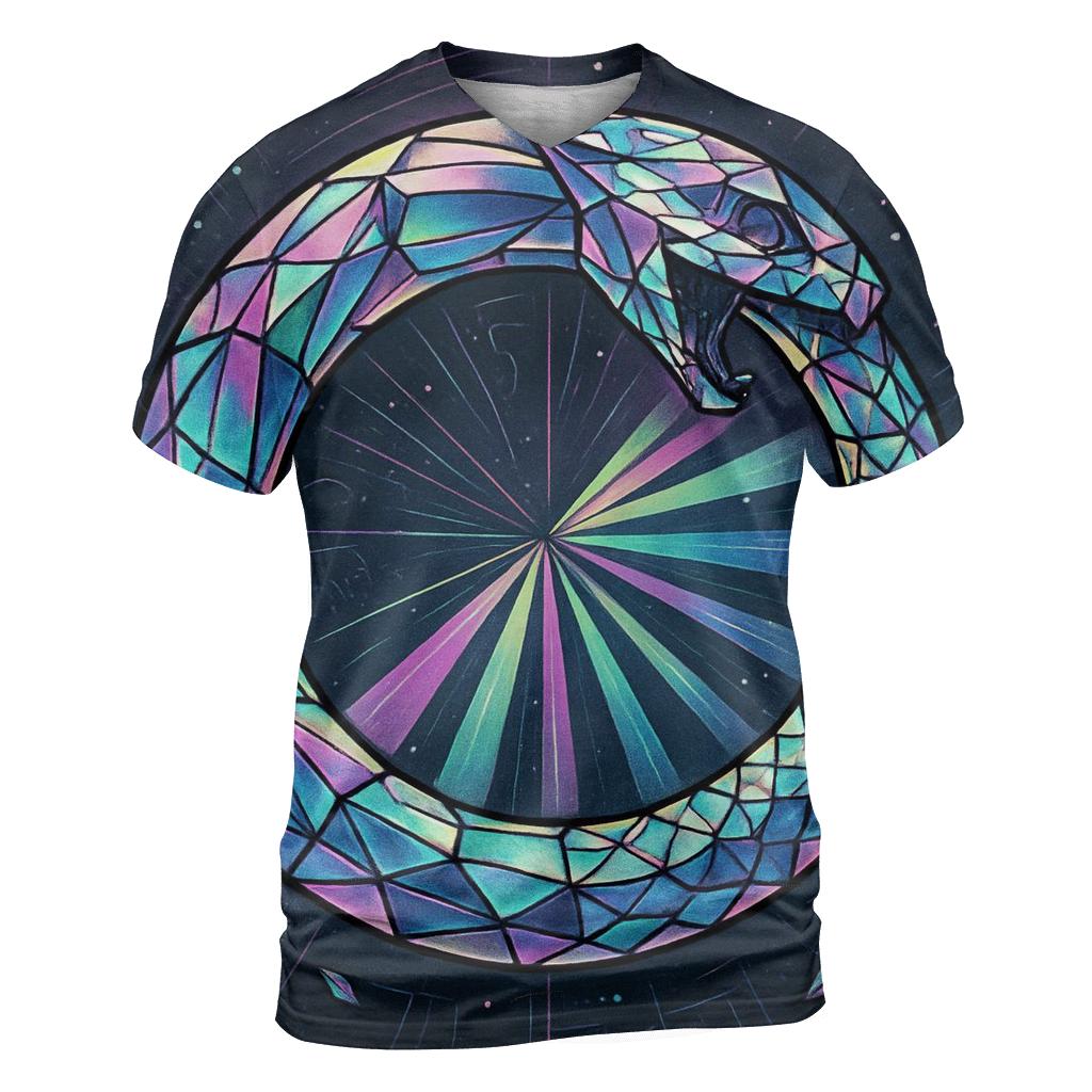 Chromatic Ouroboros Prism custom all-over print shirts