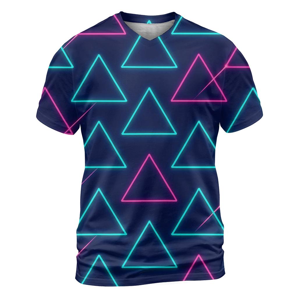 Laser Triangle Wave personalized full print shirts