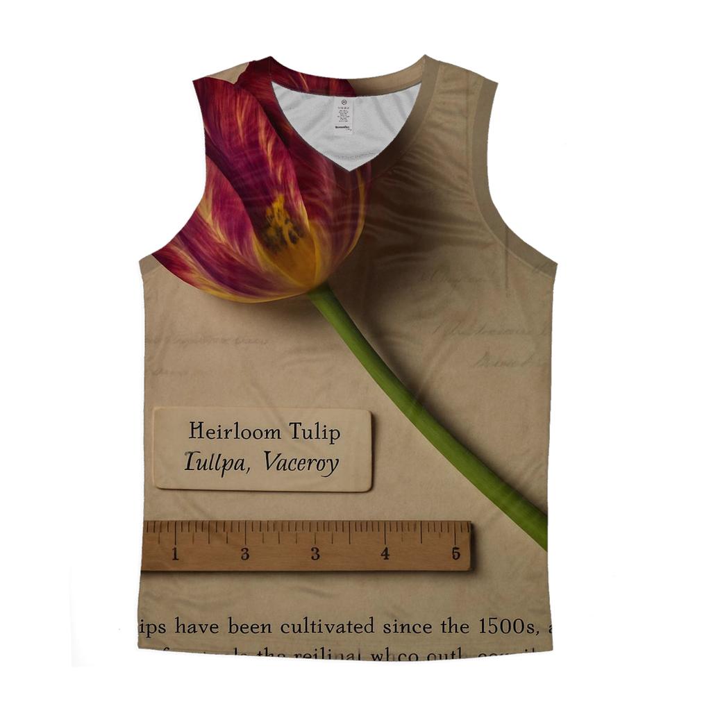 Historic Herbarium Tulip Study stylish racerback tanks