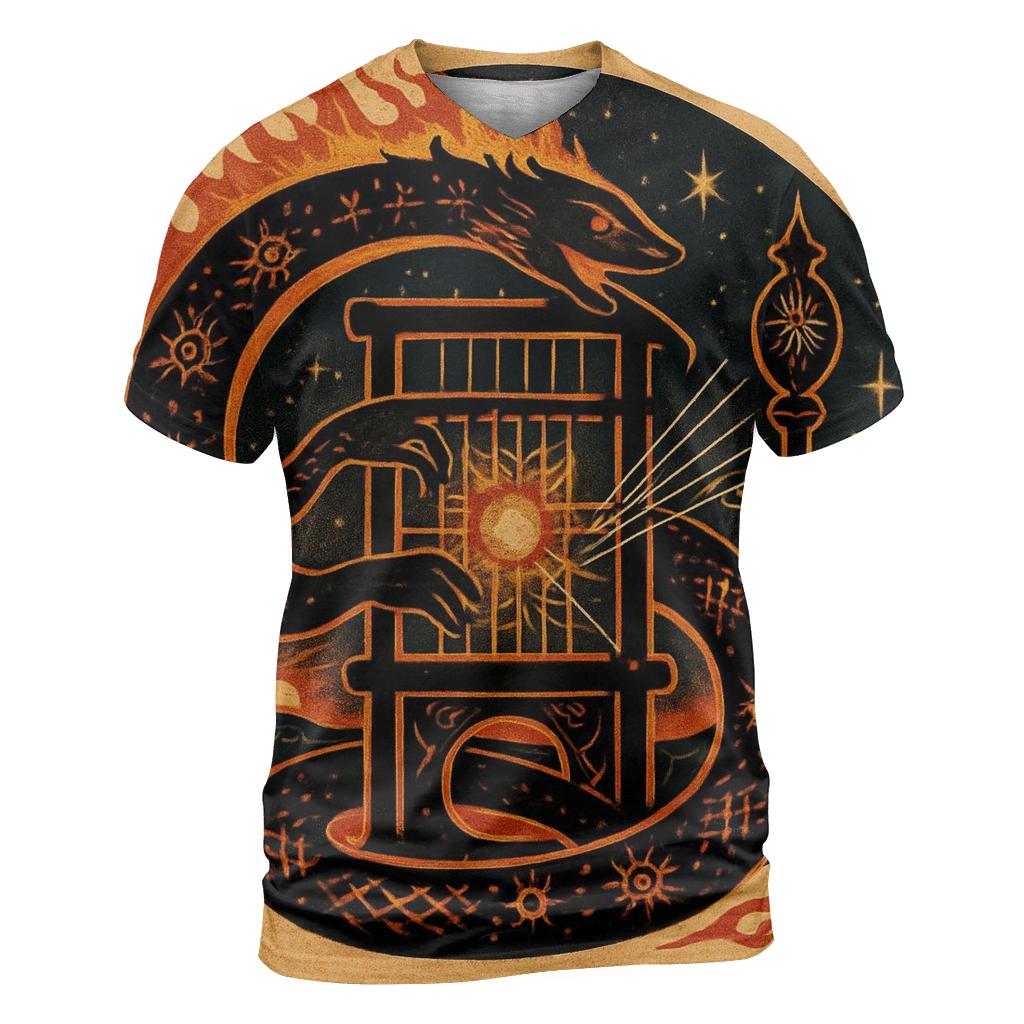 Solar Loom Ouroboros trendy printed shirt styles