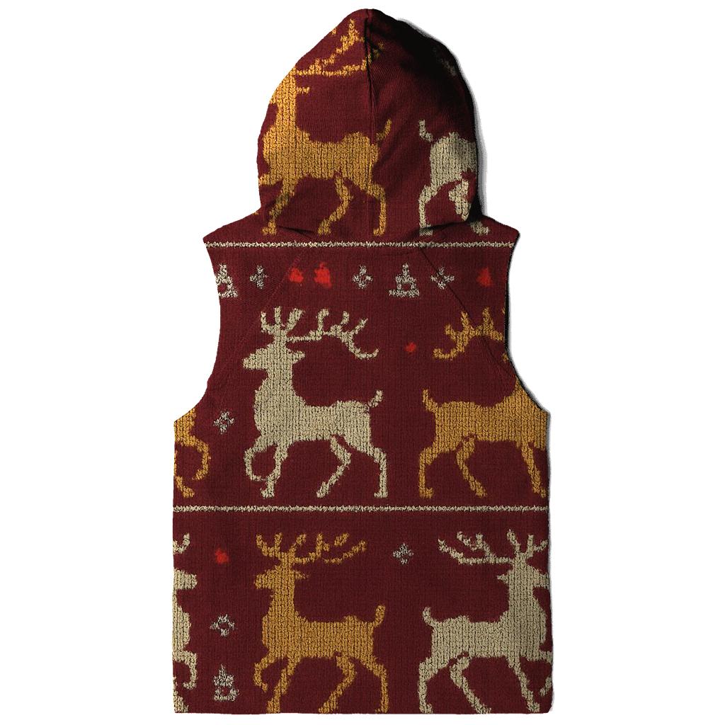 Reindeer Ribbon Carousel Design pullover hoodies