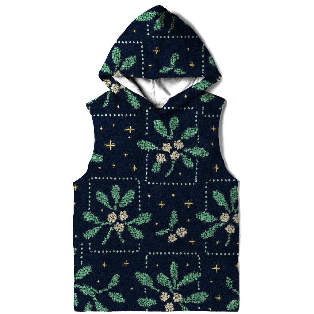 Merry Mistletoe Confetti Design premium hoodies