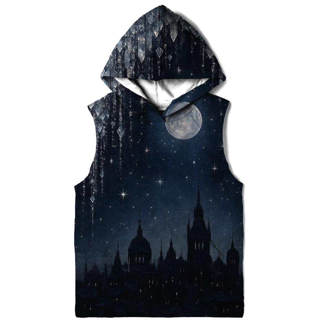 Midnight Crystal Veil designer hoodies