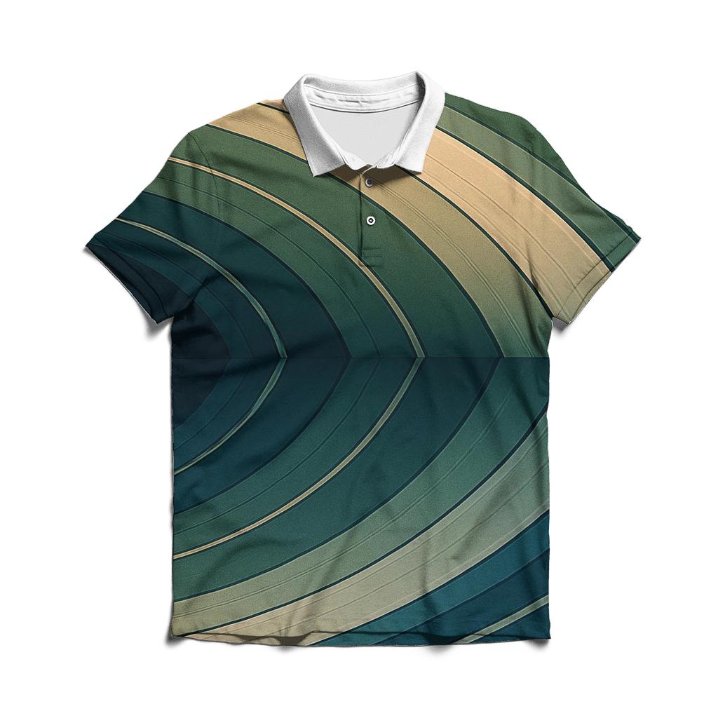 Ring Plane Horizon branded logo polo shirts