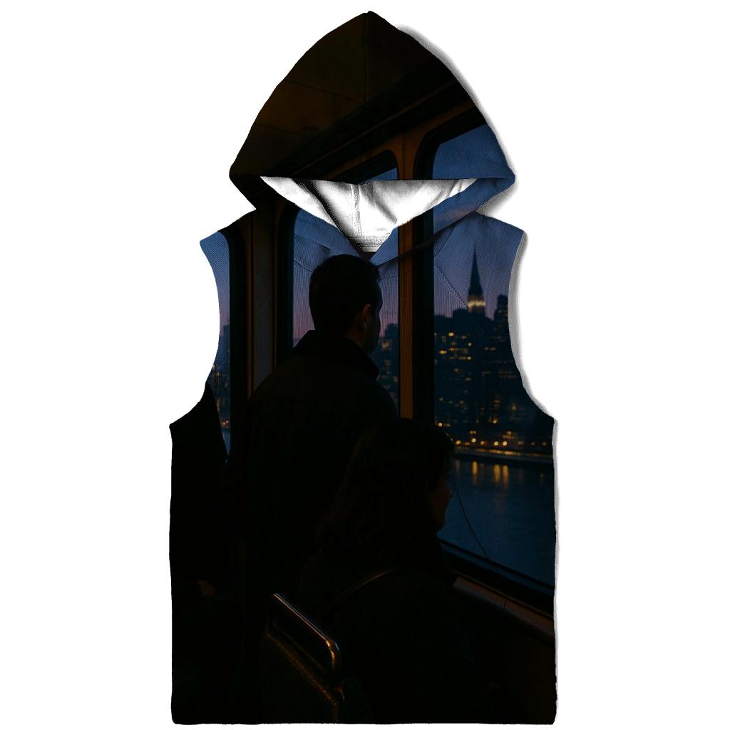 Roosevelt Island Tram At Twilight custom hoodies
