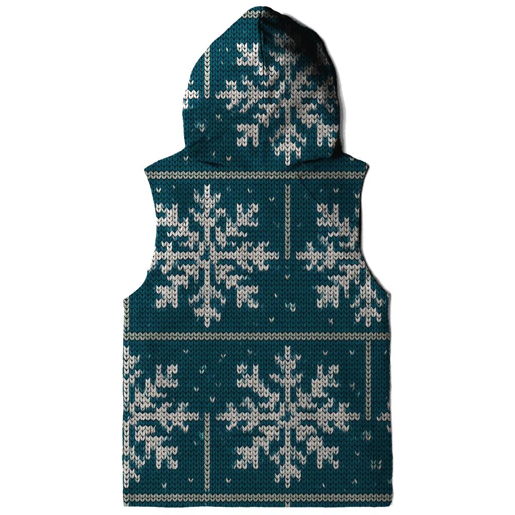 Festive Snowflake Brickwork Design hoodie designs