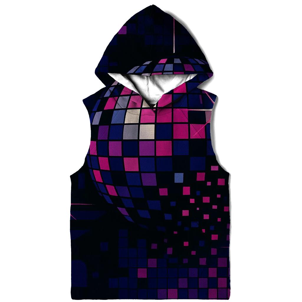 Electric Disco Mosaic printed hoodies