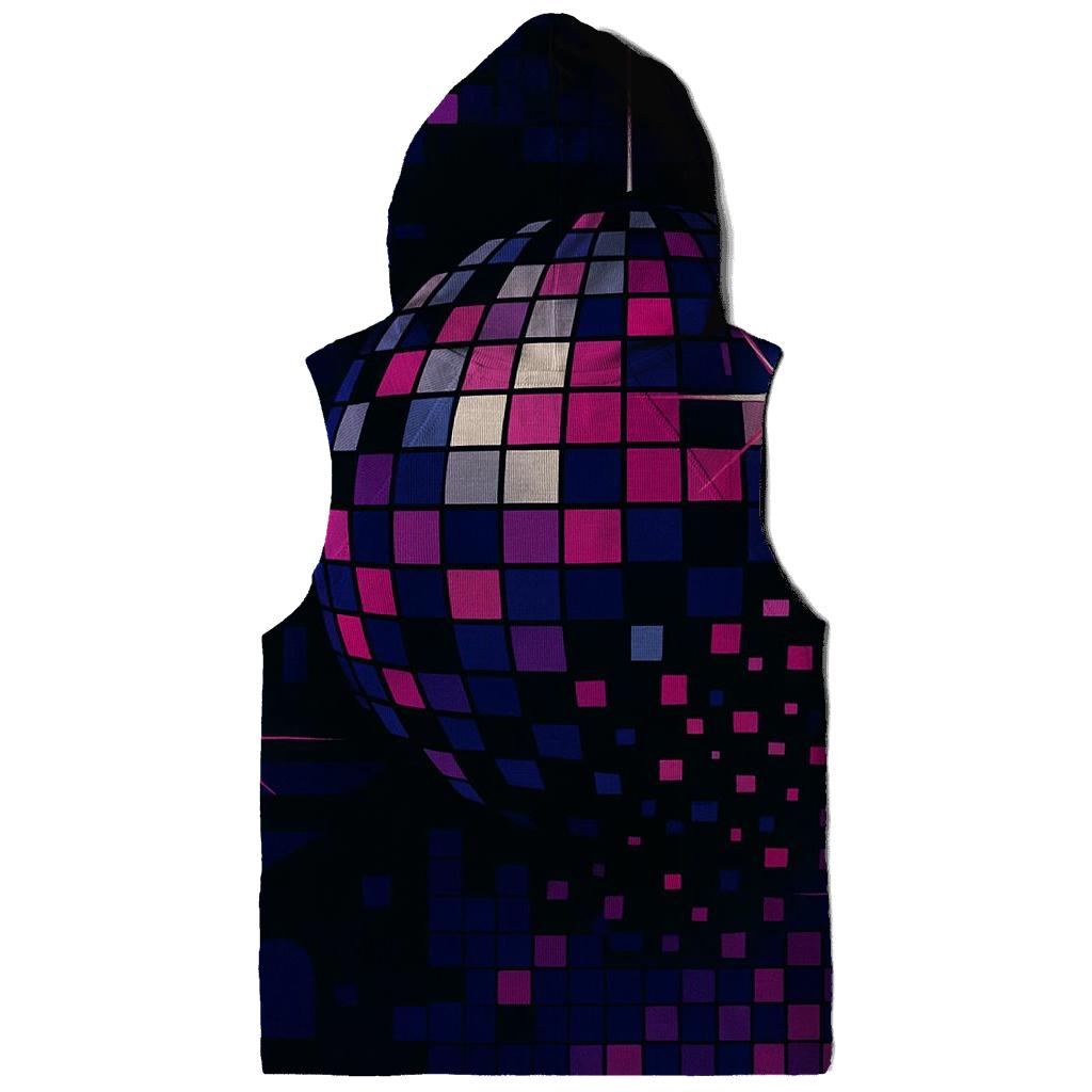 Electric Disco Mosaic printed hoodies