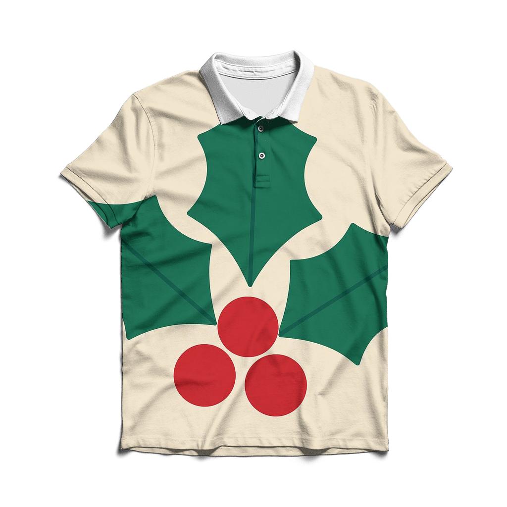 Minimalist Holly Trio branded logo polo shirts
