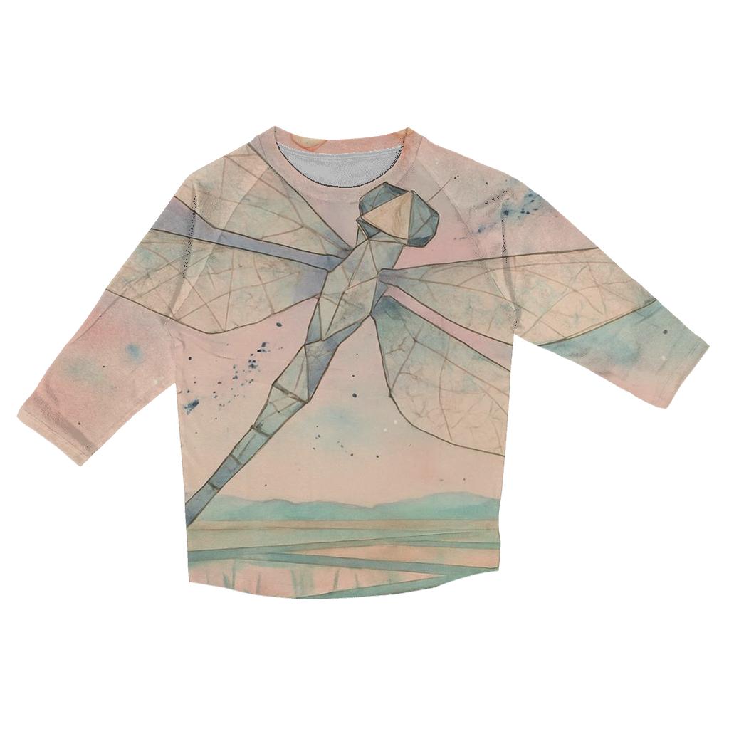 Paper Kite Dragonfly printed three quarter sleeve shirts