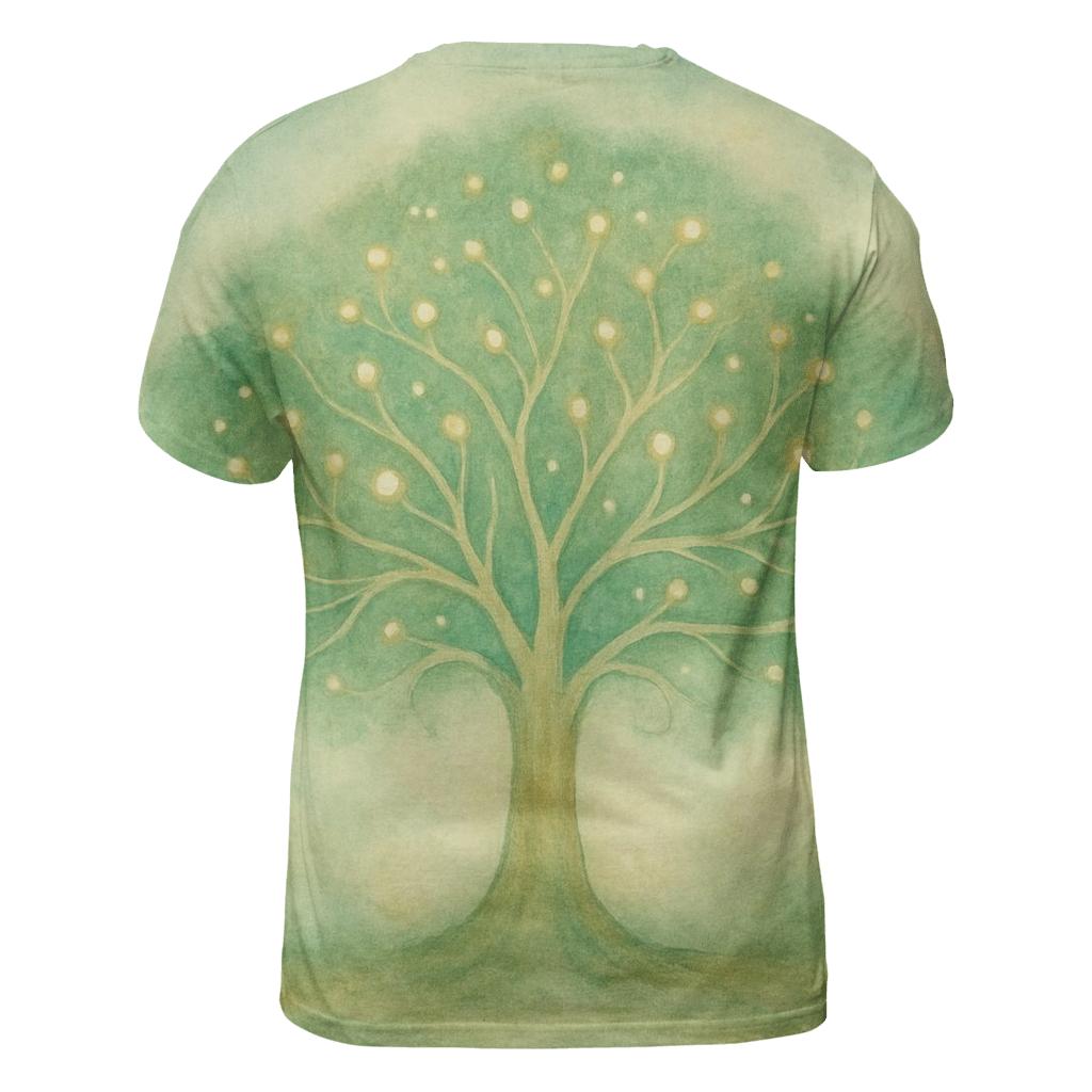 Luminous Grove unique graphic print tees